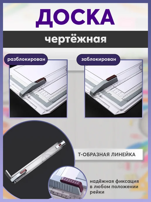 Навигатор Идей Доска чертежная А4, вариант, фото 3