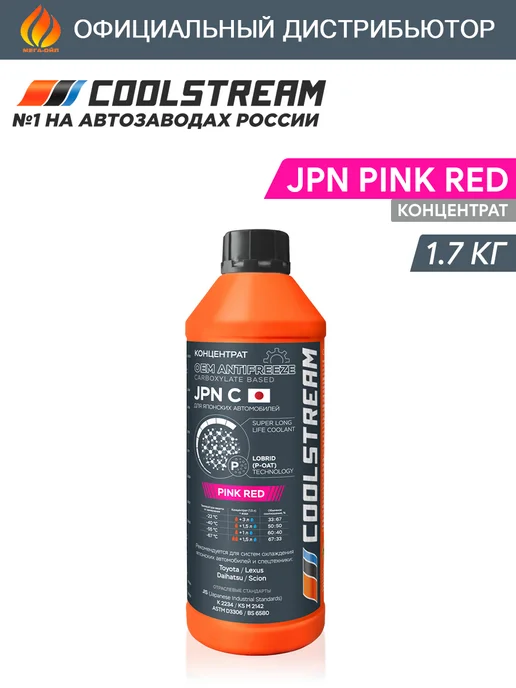 COOLSTREAM Антифриз JPN Blue 1,5 л синий концентрат, 1,7 кг