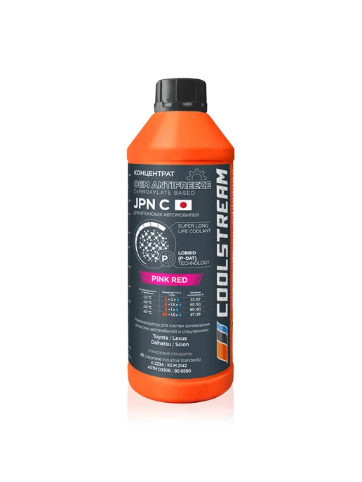 COOLSTREAM Антифриз JPN Blue 1,5 л синий концентрат, 1,7 кг, фото 5