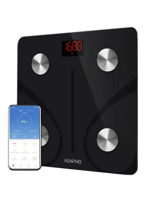 RENPHO Весы напольные умные Elis 1 ES-CS20M, bluetooth, до 180 кг, 180 кг, фото 7