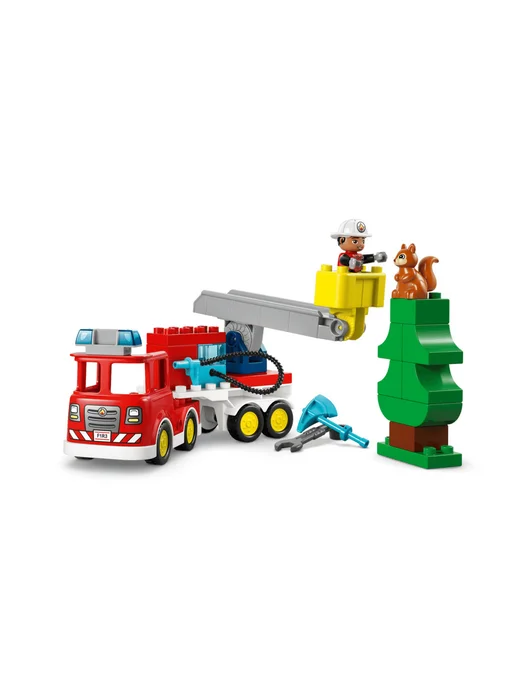 LEGO Конструктор DUPLO 10473 Пожарная машина, красный, фото 7