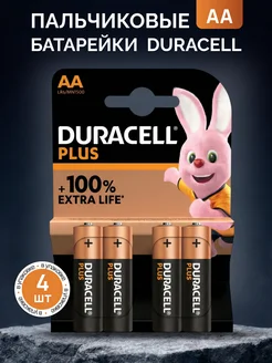 Батарейки AA Plus, + 100% Extra Life, 4шт
