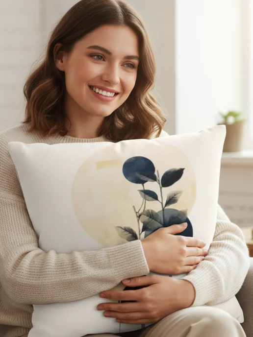 Zaberite Подушка декоративная 40х40 Солнце и шары велюр, 40x40, фото 5