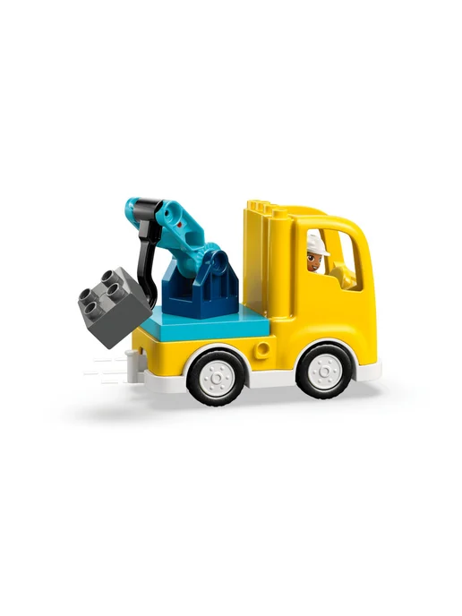 LEGO Конструктор DUPLO 10475 Строительная техника 3в1, желтый, фото 5