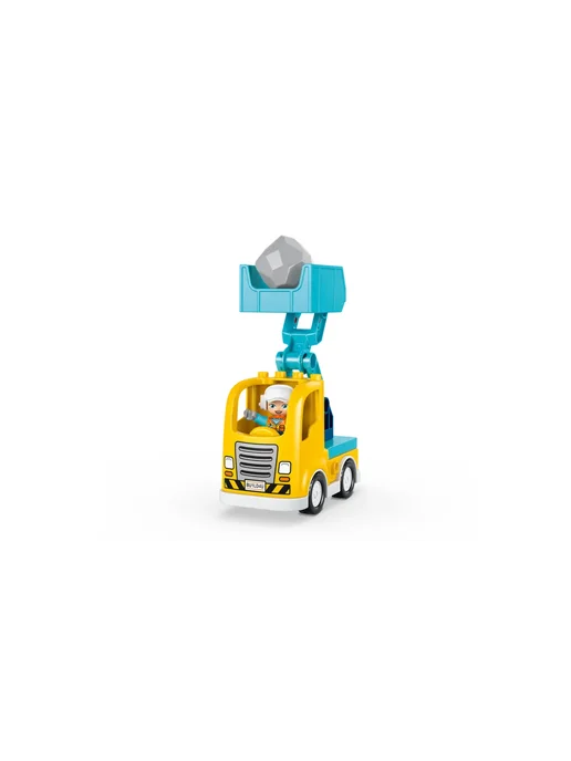 LEGO Конструктор DUPLO 10475 Строительная техника 3в1, желтый, фото 6