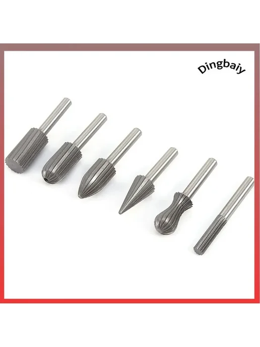 Напильники роторные, 6 шт, 6 мм Борфреза, 6 шт, фото 4