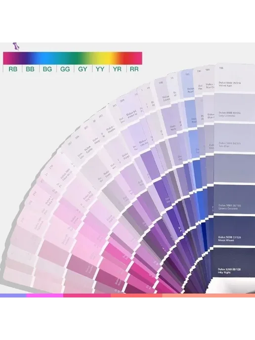 Веер Dulux CP-5 (2079 цветов), Каталог отделочных материалов, 2079 цв., фото 8