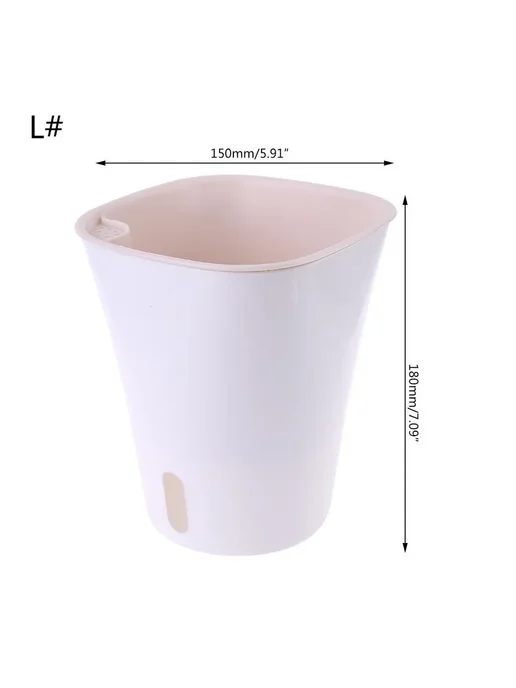 CHENYONG Горшок для цветов 10x15x27 см 1 шт Светло-синий, 10x15x27 см, 1 шт