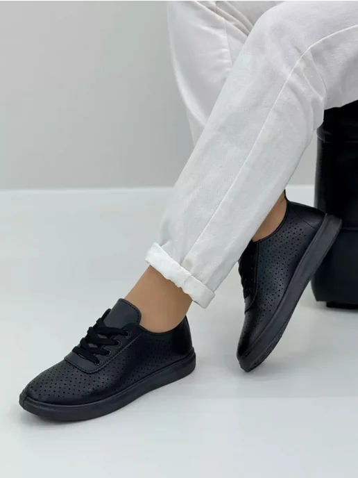 Step UP Store Кеды женские, черный, фото 4