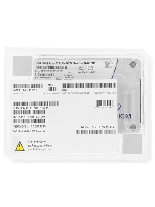 Intel SSD диск D3-S4520 (SSDSC2KB960GZ1Z), 960 ГБ SATA, 960 ГБ, фото 6