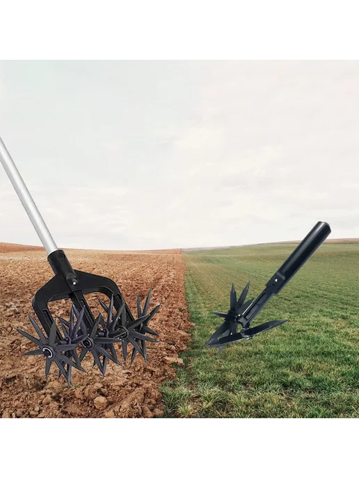 2 в 1 аэратор для сада и почвы культиватор Scarifier, вариант, фото 4
