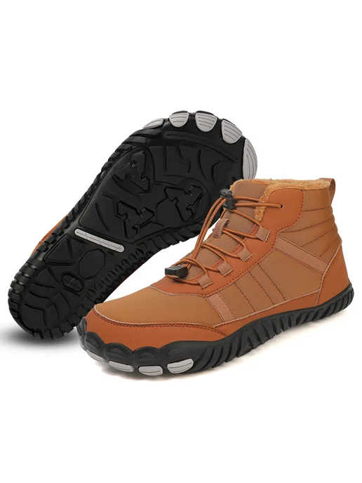 Босоножки Snow Boots для зимы, противоскользящие, для мужчин, коричневый, фото 7