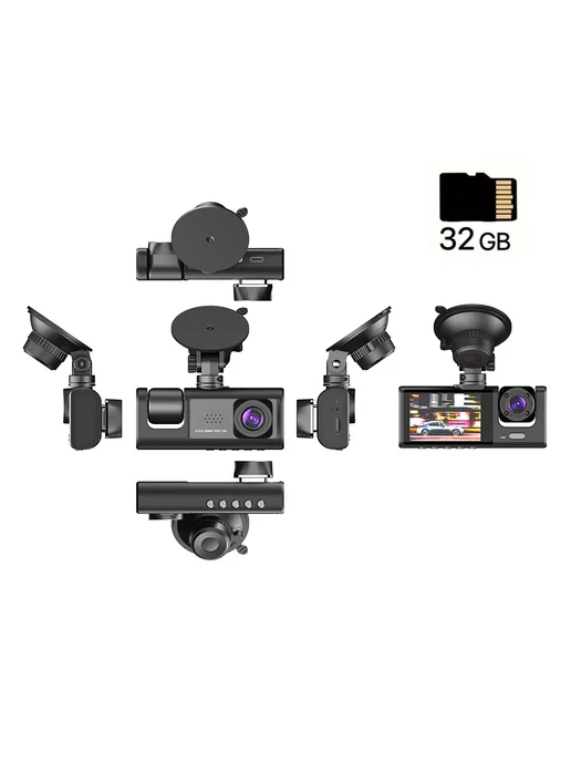 Видеорегистратор 3К + 32Гб для Dash Cam 1080P, 32 ГБ, фото 6