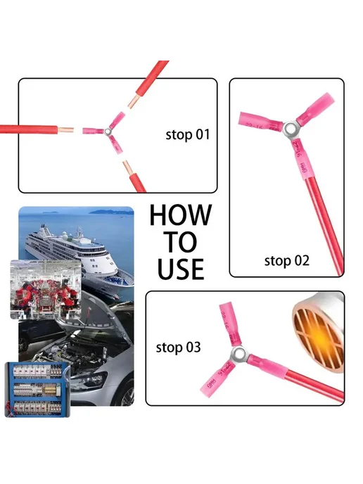 Клеммы 20 шт изолированные круглые д я холодной обжимки, 20 шт, фото 4