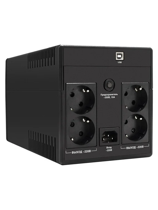 EXEGATE ИБП SpecialPro Smart LLB-1500.LCD.AVR.4SH.USB 1500VA 950W, 950 Вт, фото 2
