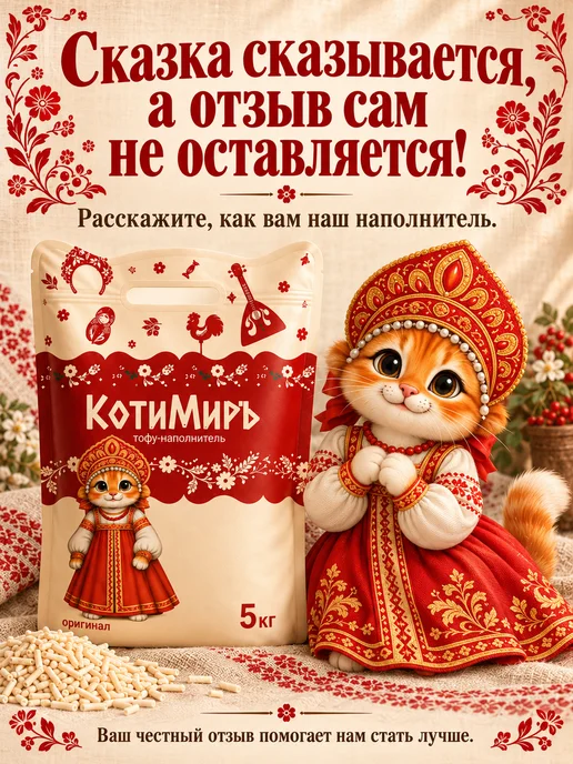 КотиМиръ Комкующийся наполнитель для кошачьего туалета тофу 12 л, 12 л, фото 6