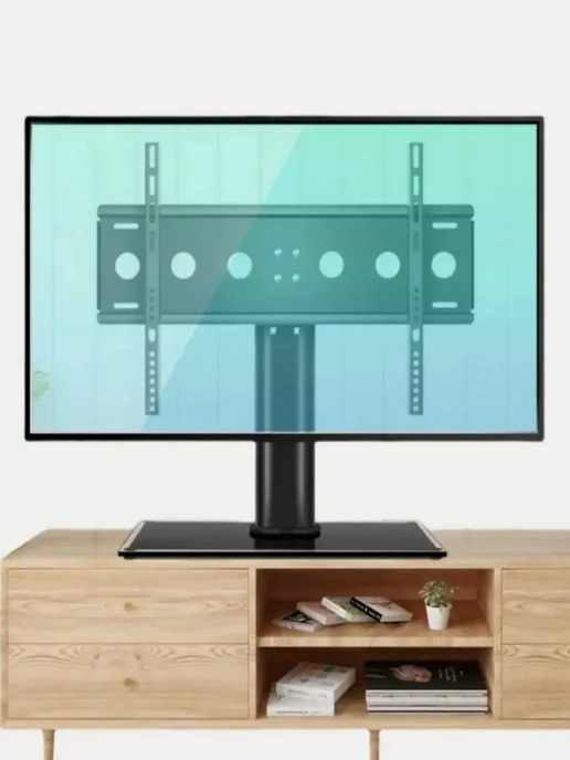 кронштейн для телевизора настольный 32"-55", черный, фото 4