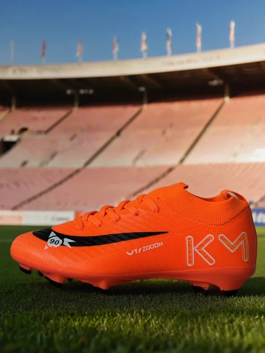 Nike Бутсы футбольные с шипами, оранжевый, фото 2