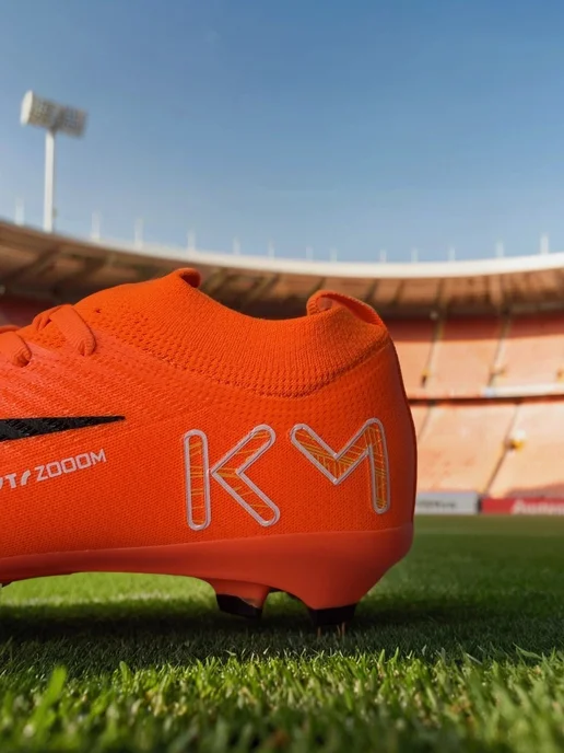 Nike Бутсы футбольные с шипами, оранжевый, фото 3