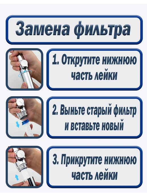 SkiDee Фильтр для лейки душа, турболейки, 5 шт, 80 мм, 5 шт, фото 5