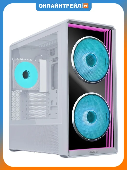 LIAN-LI Компьютерный корпус Lancool 217 INF, черный, белый