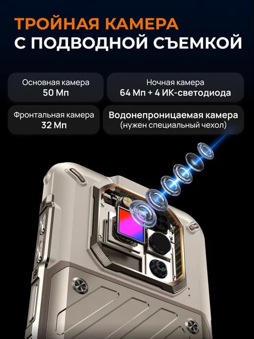 Смартфон RugOne Xever 7 12/512 ГБ, черный, фото 4