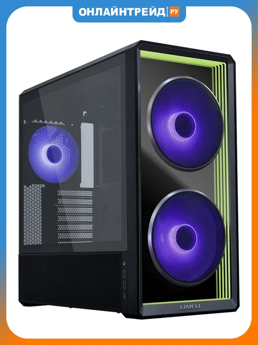 LIAN-LI Компьютерный корпус Lancool 217 INF, черный, черный