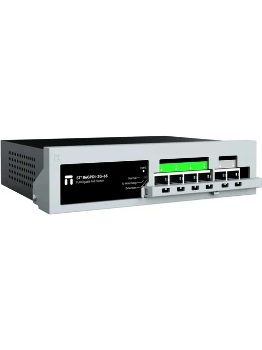 Коммутатор Netis ST106GPDI-2G-65 (L2) 6x1Гбит/с 1xКомбо(1000BASE-T/SFP) 4PoE+ 65W неуправляемый, 6x1, фото 3