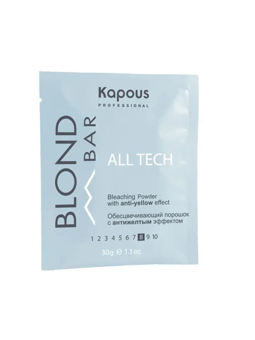 Kapous Промо Blond Bar Порошок All tech, антижелтый, 30гр*2, 30 г, фото 2