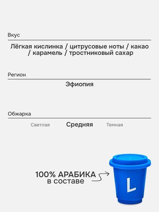 FEELFLIP Кофе растворимый сублимированный арабика Эфиопия 30 порций, вариант, фото 2