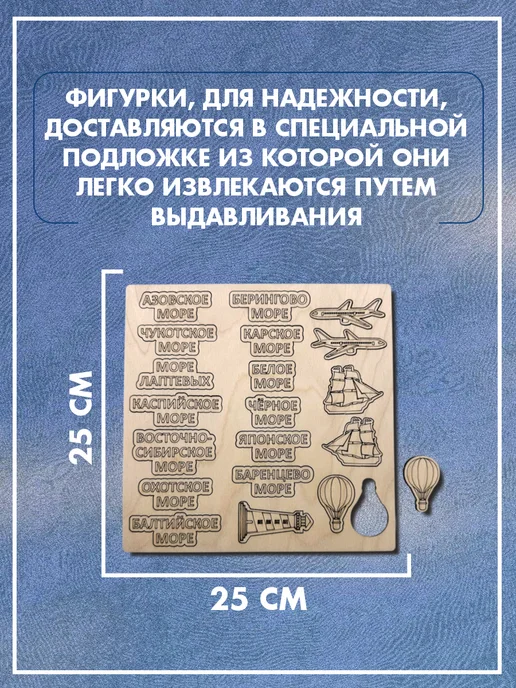 Инженериум Доп комплектация настенная к карте России Моря, 13 шт, фото 5