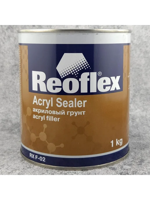 Reoflex Грунт Реофлекс акриловый белый 1 кг, 1 кг, черный, фото 6