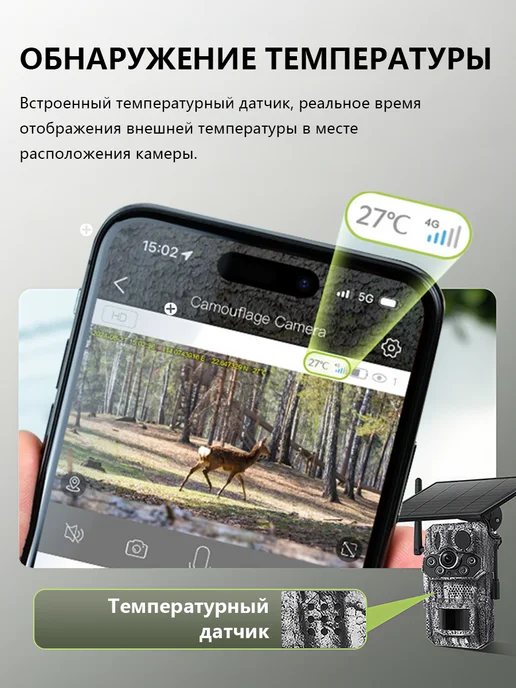 Фотоловушка для охоты с сим картой,4G,32G,SIM, 4 г, фото 6