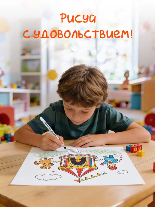 YALONG Набор фломастеров для рисования на водной основе 18 штук, в упаковке 160 г, фото 5
