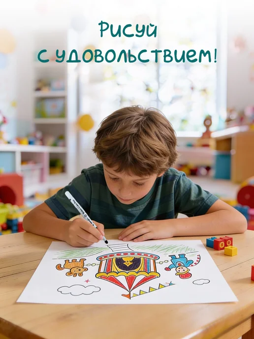 YALONG Набор фломастеров для рисования на водной основе 18 штук, 18 шт, фото 5