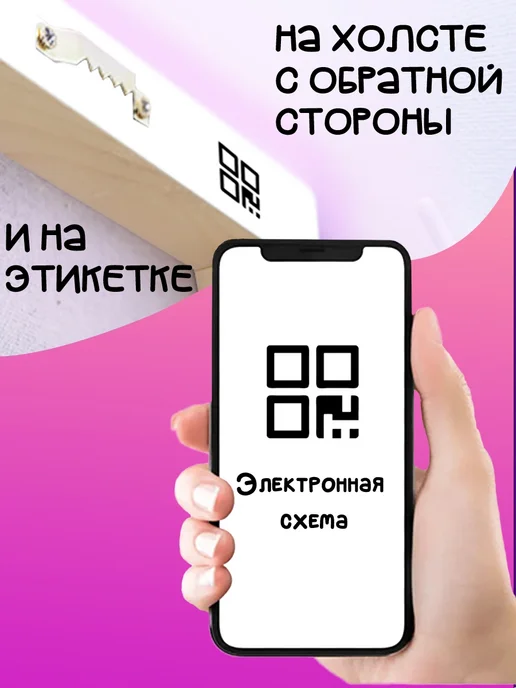 White Dot Картина по номерам 40x50см Абстрактные листья, тёплые, белый, фото 5