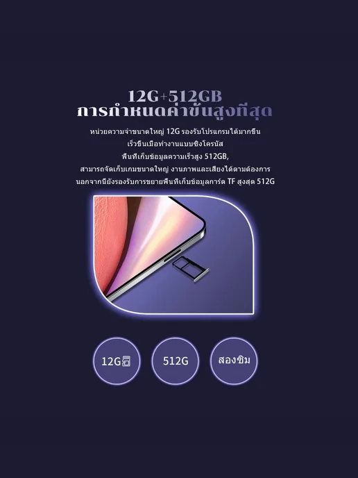 Планшет Pad 16 Pro Max, 10.1" 12 ГБ 1024 ГБ, 12 ГБ, 1024 ГБ, фото 3