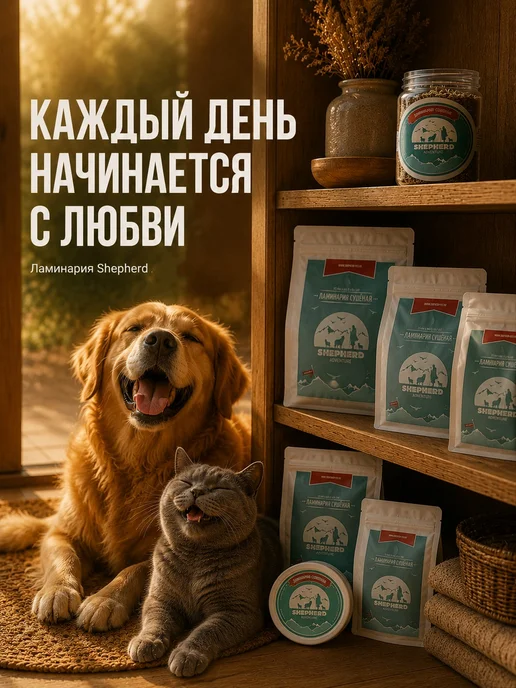SHEPHERD TM Ламинария (мелкий помол), комплекс морских минералов для соб…, вариант, фото 5