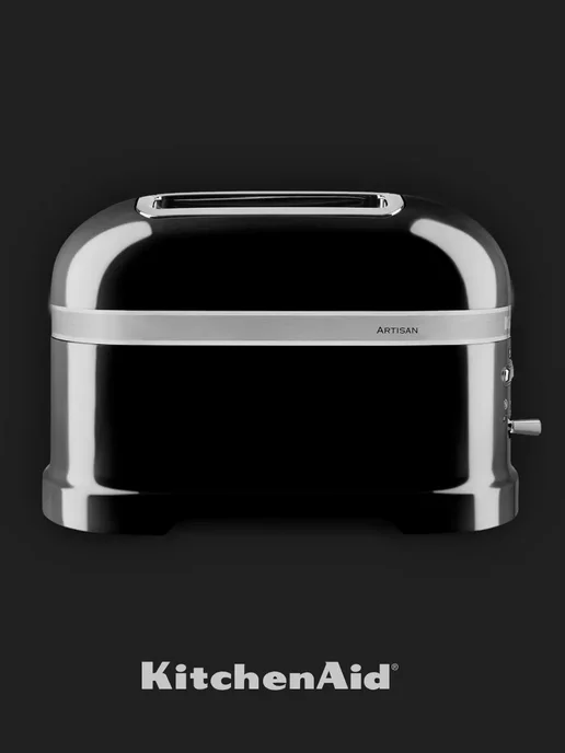 KitchenAid Тостер для хлеба с поддоном для крошек ARTISAN, 5KMT2204EOB, черный