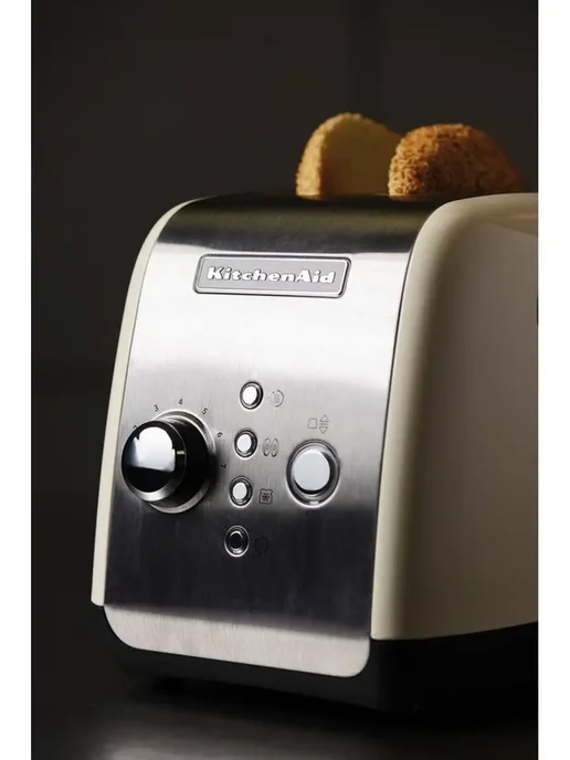 KitchenAid Тостер для хлеба с поддоном для крошек 5KMT221EAC, бежевый, фото 8