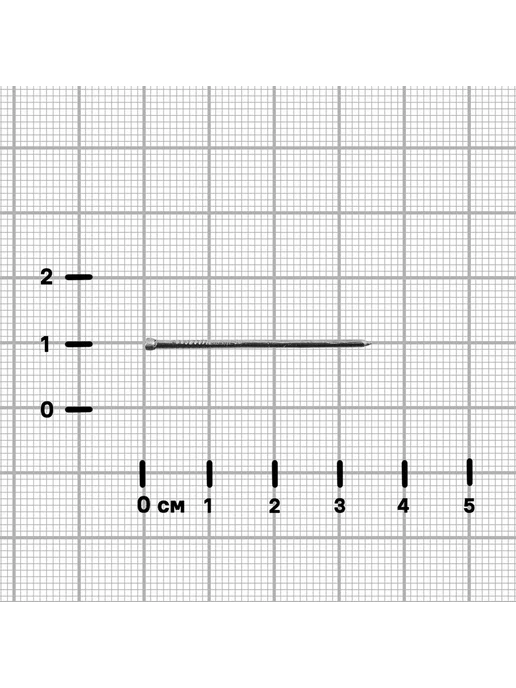 Гвозди строительные 1.2x20 мм 0.2 кг, 1.4x35 мм, 100 шт, финишный, фото 3