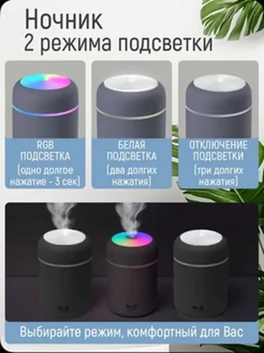Увлажнитель воздуха для дома мини, черный, в упаковке 1 кг, фото 5