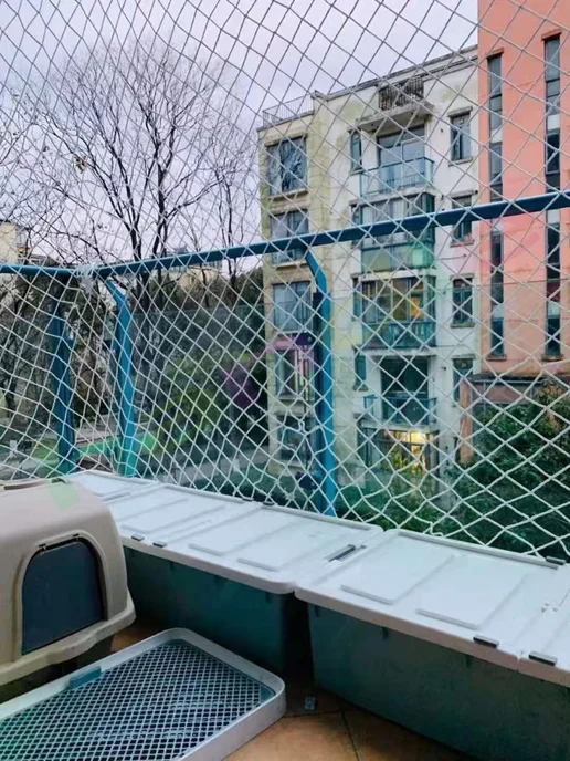 Сетка веревочная 2mx5m заградительная спортивная 5м белый, 5 м, фото 8