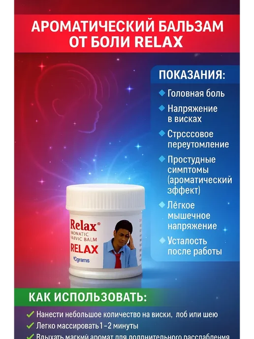 Средство для быстрого облегчения головной боли, вариант, фото 3