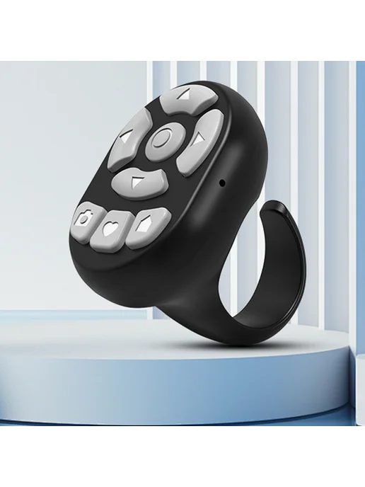 Bluetooth пульт для книг затвор камеры селфи черный, черный, фото 5