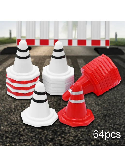 64пр для RC Barricade маленьких конусов для спорта трениро, 64 шт, фото 5