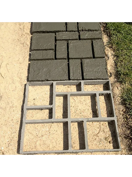 Заготовка для дорожек DIY форма для заливки бетонных блоков, вариант, фото 7