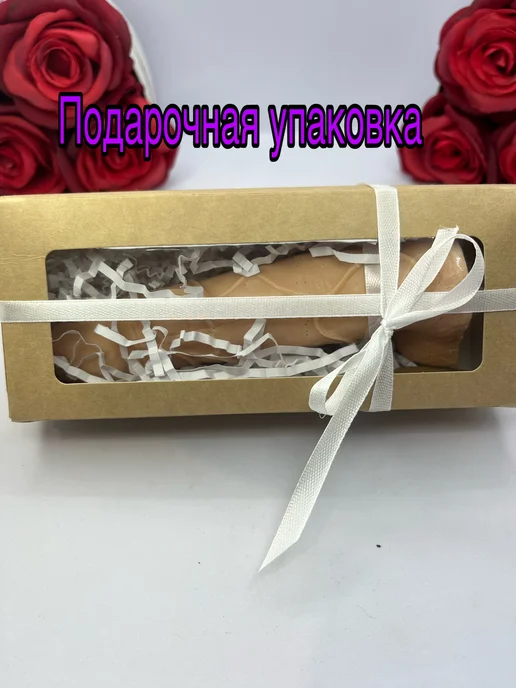 Finlions Мыло член ручная работа подарок с юмором, бежевый, фото 2