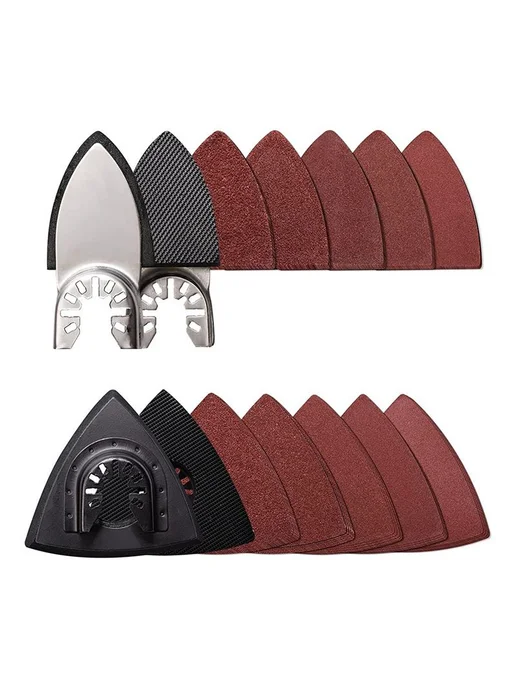104Pcs Oscillating Tool Detail Sanding Pads, 2Pcs Triangle, 104 шт, 2 шт