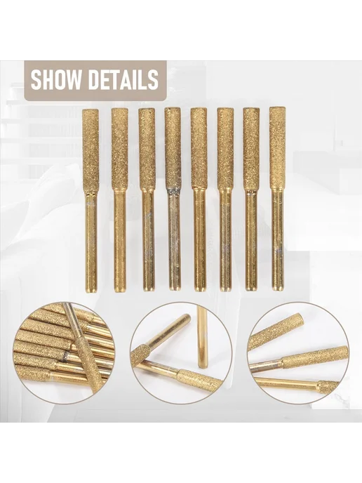 8Pcs High Hardness Diamond Chainsaw Sharpener-Stone, 8 шт, фото 7